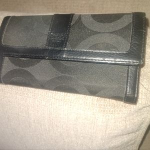 Black Coach Wallet